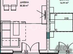 1-стаен, София, Витоша, 45 кв.м., 120150 €