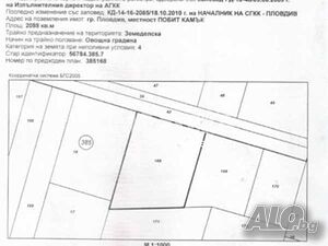 Земеделска земя, Пловдив, Остромила, 2088 кв.м., 208800 €