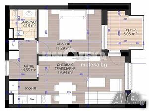 2-стаен, София, Изгрев, 63 кв.м., 295074 €