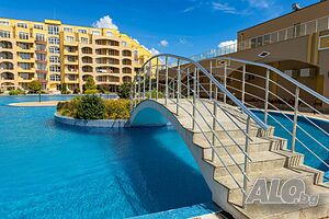 Aheloy Palace: Студио за 3 души във ваканционния курорт, разположен на брега на морето