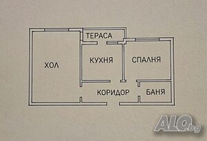 Южен двустаен апартамент в кв. Тракия - север