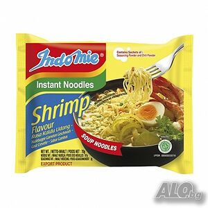 Indomie Shrimp Flavour 70g / Индоми Нудъли с вкус на Скариди 70гр