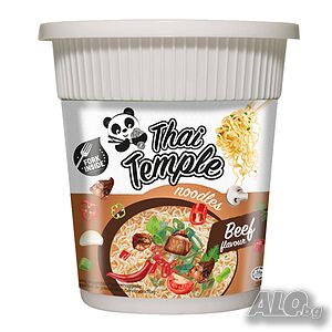 Thai Temple Panda Beef Flavour Noodles 60g / Тай Темпъл Нудъли с вкус Телешко 60гр