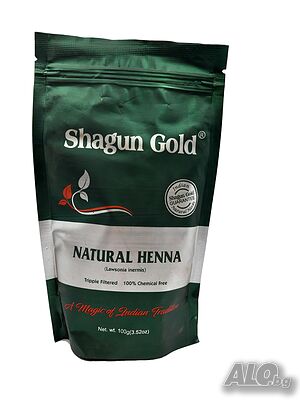Shagun Gold Natural Henna 100g / Шагун Кана за коса. Натурална 100гр