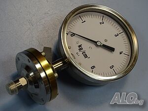 манометър CELLA ф160 0-6 kg/см2