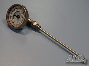 биметален термометър Berger Sannois ф115mm, +100/+600°C, L-250mm