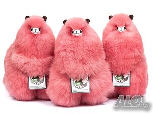 Усмихната алпака - голяма, 32 см, Cotton Candy