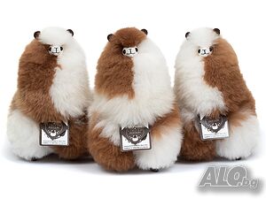 Усмихната алпака - голяма, 32 см, Limited Edition, Maple Syrup