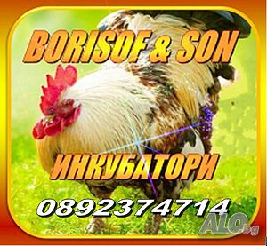 Автоматични инкубатори от Borisof & son