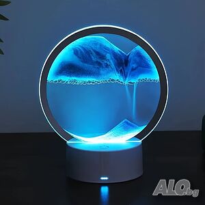 3D Пясъчна LED лампа с 16 цвята