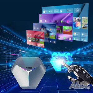 Тв бокс VONTAR A95X F4 Smart TV Box 2.4G/5G WiFi Quad Core 8K RGB,DDR3 4GB, eMMC 128GB,2/4G