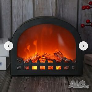 USB LED Декоративна лампа/камина с реалистичен изкуствен огън
