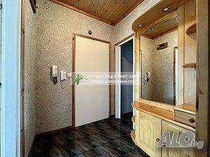 №4106 Двустаен, частично обзаведен апартамент под наем в саниран блок, квартал Бадема, Хасково.
