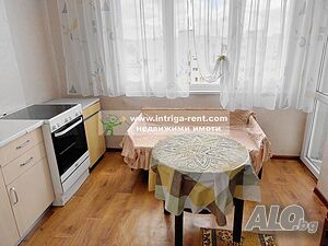 2570. Едностаен, обзаведен апартамент под наем в кв. Дружба на град Хасково.