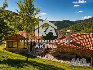 Две напълно обзаведени вили с допълнителна постройка и парцел от 1390 кв.м в с. Врата, общ. Асеновгр..