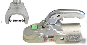 Ключалка за теглич K35-C, 3500 кг, Ø60 mm KNOTT