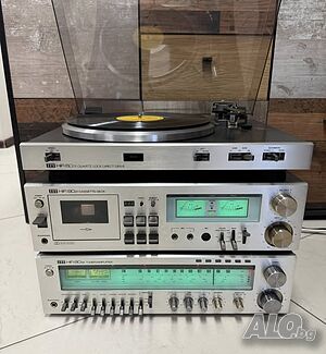 Винтидж аудио система - сет ITT HIFI 8033, HIFI 8021, HIFI 8013 модел 1978-1980