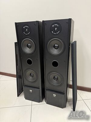 Ретро трилентови подови тонколони HECO int. Reflex 35 mk 2 - 130W-170W - КАТО НОВИ