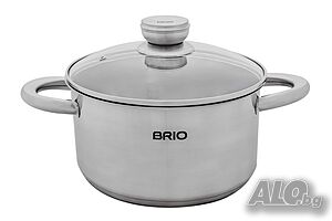 Тенджера Инокс Brio Metallica 4 Л.
