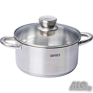 Тенджера Инокс Brio Metallica 3.1 Л.
