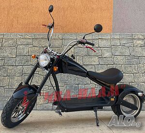 Електрически скутер ’America Harley’-4000W,60V,22aH+Преносима батерия+Aмортисьори+ЛИЗИНГ