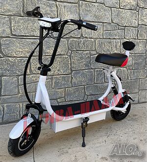 Електрически мини скутер 750W,48V+Амортисьори+Мигачи и габарити+LED ФАР+Сгъваема кормилна част
