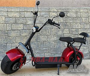 Електрически скутер ’Harley’ 1500W 60V+LED Дисплей+Преден LED фар+Bluetooth+Аларма+Мигачи и габарити