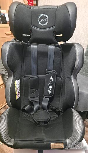 Столче за кола Chipolino - Evolute 360, 0-36 kg, с Isofix, асфалт
