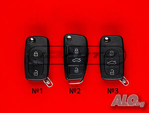 Кутийка Ключ Ауди / Audi A2, A3, A4, A5, A6, A8, Tt, Q7 Дистанционно