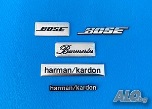 Елблема Bose Harman Kardon Алуминиева 3d Bmw Vw Seat Audi / e60 1.9tdi
