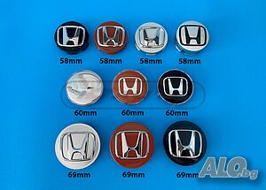 Honda капачки за джанти, емблеми, accord, Cr-v, Civic, legend, jazz