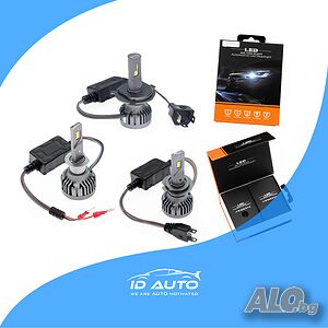LED Крушки 20000lm Комплект h1 h4 h7, лед, светлини, осветление, vw