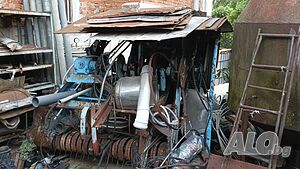 Сламопреса К442 с много резервни части на части