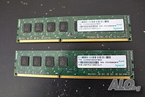 16GB (2x8GB) RAM DDR3 1600MHz Apacer - Комплект за Dual Channel!