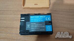 Нова Батерия Canon LP-E6N (съвместима) за R7, R6, R5, 5D, 7D, 80D, 90D