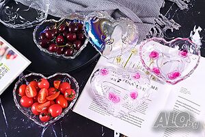❤️ Чинийка Сърце с Розички - Подарък за Любим Човек ❤️