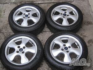 Алуминиеви джанти с гуми 185/55R15 6Jx15H2 за Фиат Браво Fiat, Lancia, Alfa Romeo, 4x98, 15 цол