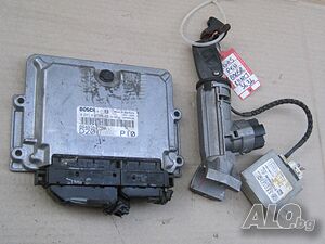Компютър с контактен ключ и имобилайзер 9648312780 Bosch 0281010346 за Ducato Jumper Boxer 2.0 HDI