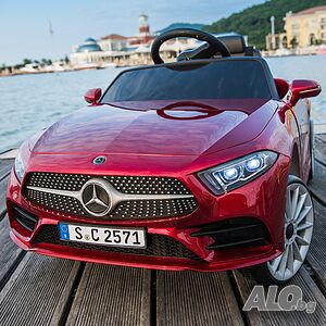 Акумулаторна кола Mercedes Benz CLS350 с кожена седалка 12V