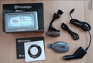 GPS Prestigio 4055 навигация за кола, 4.3 инча, като нова, карта на България