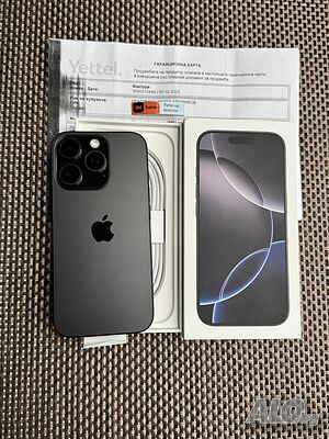 Нов!36М Гар /ЛИзинг/ iPhone 16 Pro 128Gb Black Titanium