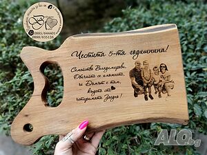 Гравиране на Дъски от Орех