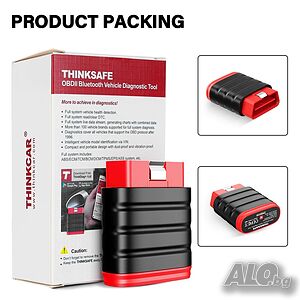 Thinkcar / THINKSAFE OBD2 скенер Bluetooth, четец на кодове
