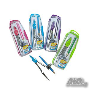 6026 Ученически пергел с молив Vneeds, в кутия