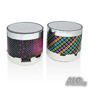 Светеща мини блутут колонка мини bluetooth speaker