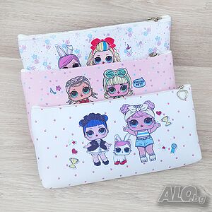 3052 Ученически несесер за химикали и моливи с принт LOL Surprise