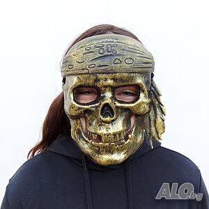 2663 Страшна парти маска за Halloween Череп рицар