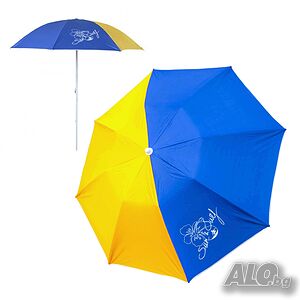 3656 Плажен чадър с UV защита Sun and Surf, 160 см