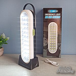 3768 Соларна лампа със стойка, 30 LED светодиода, USB