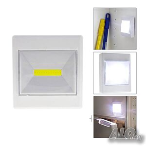 3588 Безжична COB LED лампа с магнит за монтаж на стена на батерии 3W